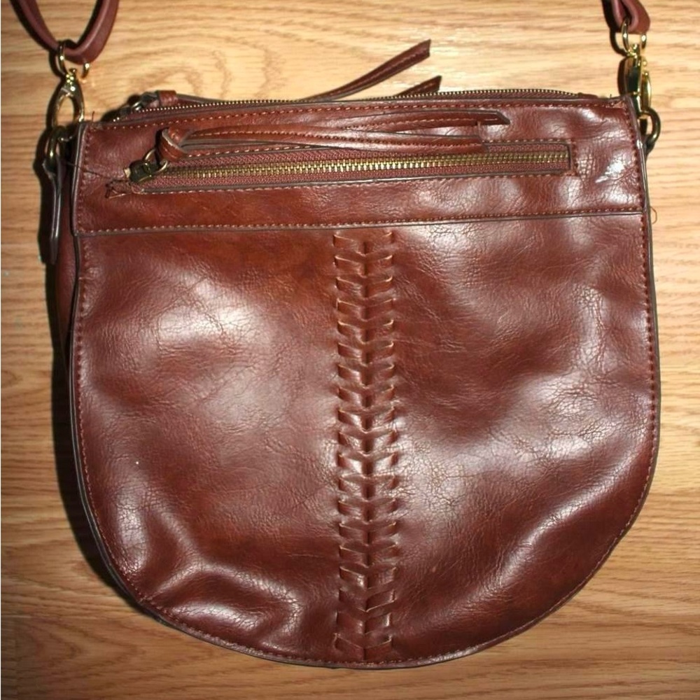 Brown Leather Shoulder Bag